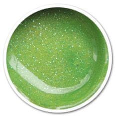 Nehtyprofi UV/LED gel na nehty barevný G67 - Light green glitter 5ml