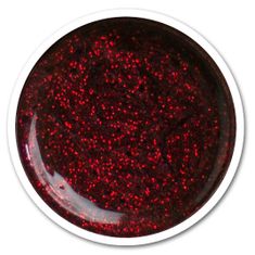Nehtyprofi UV gel barevný Glitter G60 - Tmavě červený glitter