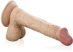 XSARA Realistický penis s velkými varlaty na přísavce - dds d3047