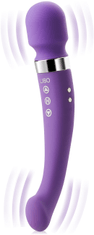 XSARA Silikonový masažér s penetrátorem vagíny v jednom - dge lf011