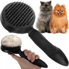 Nuxie 2516 Samočistící kartáč na psy a kočky Hair Brush