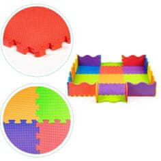 EcoToys Pěnové puzzle barevné SX s okraji