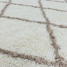 Ayyildiz Kusový koberec Alvor Shaggy 3401 cream kruh 160x160 (průměr) kruh cm