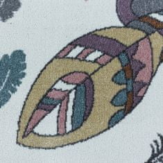 Ayyildiz Dětský kusový koberec Funny 2104 violet kruh 120x120 (průměr) kruh cm