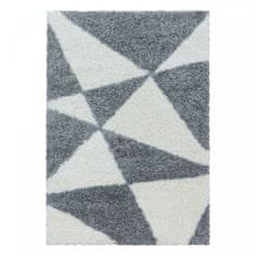 Ayyildiz Kusový koberec Tango Shaggy 3101 grey 80x250 cm