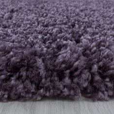 Ayyildiz Kusový koberec Sydney Shaggy 3000 violett kruh 160x160 (průměr) kruh cm