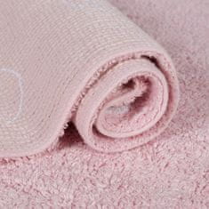 Lorena Canals Pro zvířata: Pratelný koberec Polka Dots Pink-White 120x160 cm