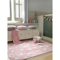Pro zvířata: Pratelný koberec Polka Dots Pink-White 120x160 cm