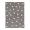 Lorena Canals Pro zvířata: Pratelný koberec Polka Dots Grey-White 120x160 cm