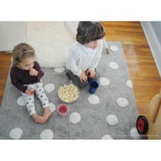 Pro zvířata: Pratelný koberec Polka Dots Grey-White 120x160 cm