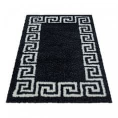 Ayyildiz Kusový koberec Hera Shaggy 3301 anthrazit 80x250 cm