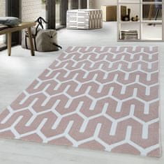 Ayyildiz Kusový koberec Costa 3524 pink 200x290 cm
