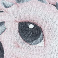 Ayyildiz Dětský kusový koberec Funny 2107 pink kruh 160x160 (průměr) kruh cm