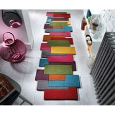 Flair Rugs Ručně všívaný kusový koberec Abstract Collage Multi 120x180 cm