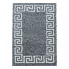 Ayyildiz Kusový koberec Hera Shaggy 3301 grey 200x290 cm