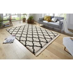 Mint Rugs Kusový koberec Desiré 103328 Creme Schwarz 160x230 cm