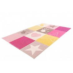 Obsession Dětský kusový koberec Stars 411 pink 120x170 cm