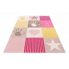 Obsession Dětský kusový koberec Stars 411 pink 120x170 cm