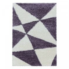Ayyildiz Kusový koberec Tango Shaggy 3101 lila 160x230 cm