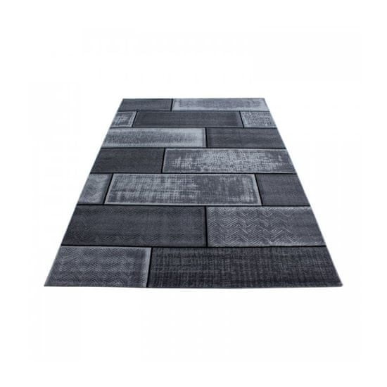 Ayyildiz Kusový koberec Plus 8007 black 80x150 cm