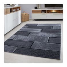 Ayyildiz Kusový koberec Plus 8007 black 80x300 cm