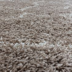 Ayyildiz Kusový koberec Salsa Shaggy 3201 beige 80x250 cm