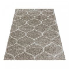 Ayyildiz Kusový koberec Salsa Shaggy 3201 beige 80x250 cm
