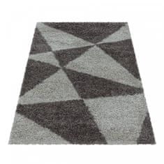 Ayyildiz Kusový koberec Tango Shaggy 3101 taupe 120x170 cm