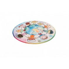 Obsession Dětský kusový koberec Juno 477 World Map kruh 80x80 (průměr) kruh cm