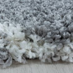 Ayyildiz Kusový koberec Salsa Shaggy 3201 grey 160x230 cm