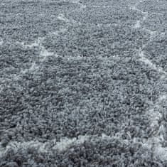 Ayyildiz Kusový koberec Salsa Shaggy 3201 grey 160x230 cm