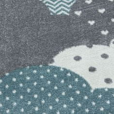 Ayyildiz Dětský kusový koberec Bambi 820 blue kruh 120x120 (průměr) kruh cm