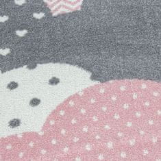 Ayyildiz Dětský kusový koberec Bambi 820 pink kruh 160x160 (průměr) kruh cm