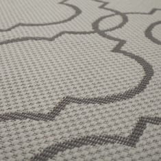 Flair Rugs Kusový koberec Florence Alfresco Milan Grey/Black 66x230 cm