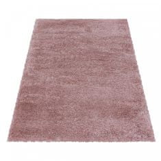 Ayyildiz Kusový koberec Fluffy Shaggy 3500 rose 240x340 cm