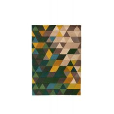 Flair Rugs Ručně všívaný kusový koberec Illusion Prism Green/Multi 80x150 cm