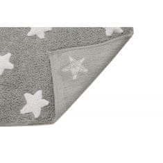 Lorena Canals Ručně tkaný kusový koberec Stars Grey-White 120x160 cm