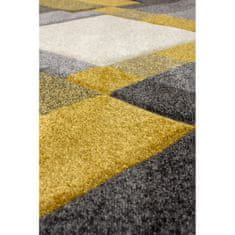 Flair Rugs Kusový koberec Hand Carved Nimbus Grey/Ochre 160x230 cm