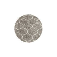 Ayyildiz Kusový koberec Salsa Shaggy 3201 beige kruh 120x120 (průměr) kruh cm