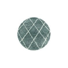 Ayyildiz Kusový koberec Alvor Shaggy 3401 blue kruh 200x200 (průměr) kruh cm