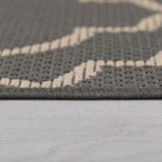 Flair Rugs Kusový koberec Florence Alfresco Milan Anthracite/Beige 200x290 cm