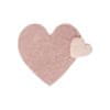 Lorena Canals Pro zvířata: Pratelný koberec Puffy Love 160x180 srdce cm