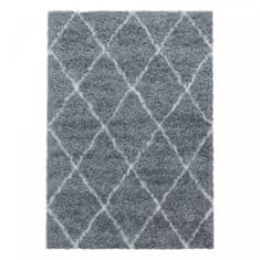 Ayyildiz Kusový koberec Alvor Shaggy 3401 grey 80x250 cm