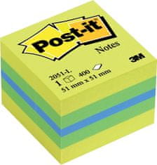 Post-It Samolepicí bločky Post-it minikostky - citronová / 400 lístků