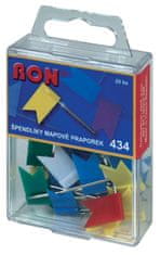 Ron Špendlíky mapové RON - vlaječky / 25 ks / barevný mix