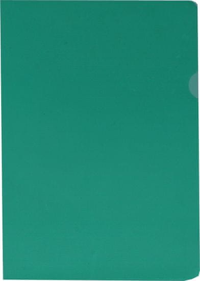 Herlitz Zakládací obal A4 barevný - tvar L / zelená / 100 ks