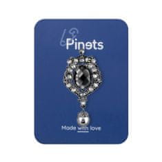 Pinets® Brož barokní stříbrné vintage