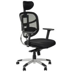 Otočná židle s prodlouženým sedákem HN-5018 BLACK