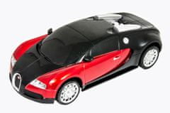 Ikonka RC licence auta Bugatti Veyron 1:24 červená