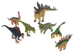 WOWO Kompletní Sada Figurky Dinosauři s Podložkami a Doplňky, 7 ks